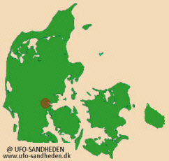 Location of Fredericia, Denmark