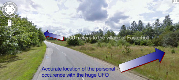 The exactly place for the meeting of the UFO