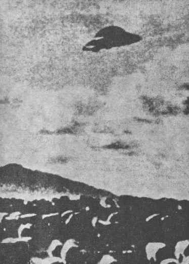 Fotografi af UFO 1954