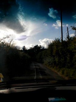 Motorvejsbetjents møde med et UFO