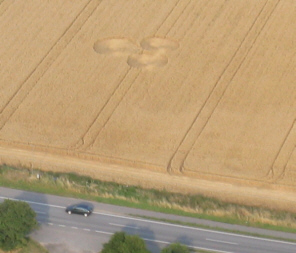 Corncircles south of Nakskov, Denmark