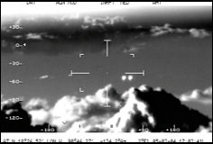 Kun via det infrarøde lys kunne UFOerne ses